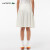 鳄鱼（LACOSTE）法国女装24春季时尚纯色运动半身裙百褶裙JF7104 70V米白色 32 150