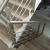辉豪304不锈钢楼梯扶手室内露台家用自装立柱现代简约阳台护栏栏杆 38方管砂光原色-单支立柱 总高：850mm-标准款