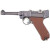 菲利捷1:2.05鲁格P08全金属炝模可拆卸拼装儿童玩具枪模不可发射 枪色+5弹模+枪套 合金箱