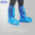 一次性鞋套防水雨天加厚长筒养殖场靴套防滑户外漂流耐磨塑料脚 透明橡筋款500只