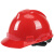 瑞恒柏国标logo花纹安全帽定制头盔ABS监理碳纤维黑色帽工地领导 亮红色V型