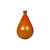 翌哲 茄形烧瓶 旋转蒸发器用旋转瓶 实验室玻璃茄形瓶 棕色25ml/19# 