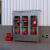 不锈钢消防柜室外微型消防站消防应急器材玻璃展示柜消防箱灭 单人消防器材套餐