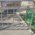 金柯 不锈钢铁马护栏施工围栏 市政道路公路隔离栏交通安全排队护栏 高低脚加厚1*1.5米定制广告牌 客户定制款式