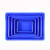 兴安迈 周转箱塑料长方形加厚蓝色储物箱 7号300*200*87mm