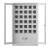 龙之泰 手机充电柜存放柜对讲机电子设备管理柜工厂带锁30门充电柜带外门