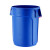 75升塑料圆形储物桶 加厚厨房垃圾桶 【红盖】