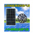 太阳能户外大风量12V散热风扇房间冷/暖气片排风动植物换气 单独12V排气扇 1500转带双网