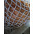 定制适用儿童安全防护网尼龙绳网围网楼梯阳台防坠网彩色幼儿园隔离装饰网 白色5毫米10厘米孔 1.5米宽需要几米拍几件