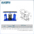 阻尼弹簧减震器冷却塔空调冷水机组水泵风机防震垫变压器隔振平台 HFJ-4-800