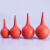 铸固 洗耳球 实验室乳胶洗耳球吸耳球红色吹气球皮老虎 红色30ml 