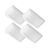 德克邦（DEKEBAG）楔形硅胶衣柜子垫脚块可调节防滑塑料斜面家具平衡垫高脚垫片钜惠 大号高1cm