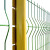 桃型柱护栏小区别墅铁丝网围栏围墙浸塑隔离网折弯防护网双边3 高2.5m*长2m