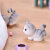 仿真日式可爱小猫咪卡通手办动物模型摆件微缩微景观迷你公仔玩偶 3只灰色小猫+椅+碗+盘+鱼