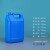 扁桶方桶加厚塑料手提水桶带盖花生油桶酒桶储水桶10斤1L2L 5L蓝色加厚食品级