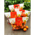 鲜元一次性橙子水果袋水果保鲜袋橘子樱桃包装袋车厘子礼品袋自封 1斤装水果袋100只  透明无图案 1