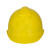 共泰 桉叶ABS安全帽 工地施工劳保安全帽  抗冲击防砸安全帽 AY2099 黄色
