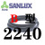 船用SANLUX三力士三角带传动带B2000到2400 B2100 B007 皮带 黑色B-2240三力士