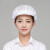 佰众益（BAIZHONGYI）防尘工作帽子厨师帽女厨房餐饮车间食品厂白色卫生工厂食堂帽子 网面（白色）