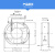 定制适用17CM 双滚珠轴承 17251 220V 电机柜机箱散热风扇 FP-108EX-B1-B 17CM 椭圆形(滚珠)
