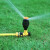 蜂小吉 园林喷头浇水神器360度自动旋转洒水器喷头旋转浇地绿化草坪灌溉 地插塑料摇臂旋转洒水器