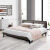 联邦（LANDBOND)床  北欧简约现代卧室家具1.5米双人床实木床 布艺床DS6618-A 灰1.5米