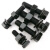 俱威 螺栓 8.8级发黑外六角螺丝螺母平垫弹垫四件组合（淬火）M12*120(10套)
