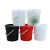 塑料桶带盖密封海蜇小桶子白色大胶水桶5L25L 红色1升加厚