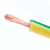 定制现货单芯弹簧线0.75 1.5 2.5 平方黄绿弹簧线1芯弹簧线地线 0.75平方拉伸2米