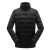 星工（XINGGONG）羽绒服 冬季外套短款轻薄款夹克防寒保暖卫衣 JK019女款 黑色 M码