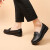 宜驰（EGCHI）女鞋子通勤中老年休闲单鞋护士工作鞋妈妈鞋 H7518 黑色 39
