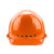 伟光ABS透气安全帽 新国标 抗冲击 欧式橘色旋钮式 1顶