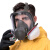 邑固 防毒面具 自吸过滤式颗粒物呼吸器 A400 全面罩+7#滤毒盒