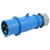 MENNEKES曼奈柯斯3芯4孔5针16/32A工业插头防水欧标插座 4孔16A明装插座(TYP105)