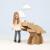 定制适用儿童玩具纸箱恐龙动物模型组装纸板大型手工制作幼儿园环创摆件展 小象
