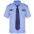 英格杰家 保安工作服夏季短袖衬衣套装物业安保执勤服 蓝色短袖 160-190可选 