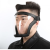 防护面罩高清防雾打喷防尘防毒全脸头罩电焊工面具轻便 Z22透明防