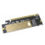 NVME M2转PCIE16X高速扩展扩展卡PCI-E转M2转接卡NGFF SSD转换卡 带档板PCIE4X转Nvme加长版支