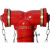 厂家 室外消防栓 SQS150/100 地上水泵接合器老式结合器配件 SQS100