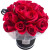 满味园鲜花速递抱抱桶花束新款创意混搭红玫瑰绣球戴安娜向日葵花店送花 19朵红玫瑰抱抱桶鲜花B