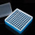 定制塑料离心管盒透明盖PCR管盒样品离心管架离心管盒 0.2ml 70孔