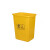 笙本HITURBO无盖长方形大垃圾桶大号厨房户外分类商用垃圾箱学校幼儿园 蓝色（可回收物）新国标 10L无盖垃圾桶