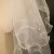 慕绢求婚头纱新娘领证拍照灵动蝴蝶结珍珠白色双层旅拍写真头饰品 60cm80cm发夹款（适用于披发短发