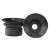 威尔克VRK E-MZ2MB系列真空吸盘配内外牙螺母紧凑波纹型带接头M5牙真空吸盘连接件 E-MZ2MB8-N-FM5 黑色橡胶 