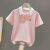 迪士尼（Disney）女童t恤夏装2023新款韩版儿童学生Polo衫女孩短袖夏季中大童洋气 粉色-Polo 150