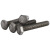 铸赢工业 4.8级本色碳钢六角螺栓 4.8级本色全牙螺纹螺丝 M18*75(P2.5)（10个）