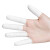 稳斯坦 WF116 一次性乳胶防滑手指套 工业橡胶手指套劳保手套 A1进口净化白色500g 