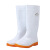 澳特踏雨高筒雨鞋男女001白色食品卫生靴劳保防雨靴水鞋胶鞋 白色 43