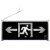 橙安盾 指示牌 安全出口指示牌 led急通道疏散标志灯 新国标双面双转向