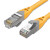 永定适用FX5USMART200 PLC编程电缆通讯下载线以太网线 超六类双屏蔽_黄色 1m